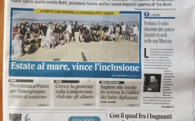 Inaugurazione Deaf Friendly Beach – Corriere Adriatico